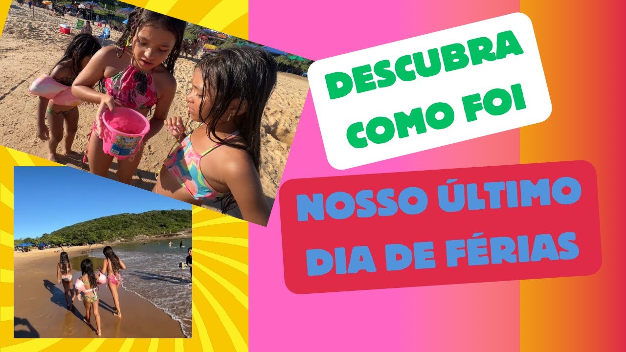 Nosso último dia de férias revelou essa praia… 🌊💙 | Em família