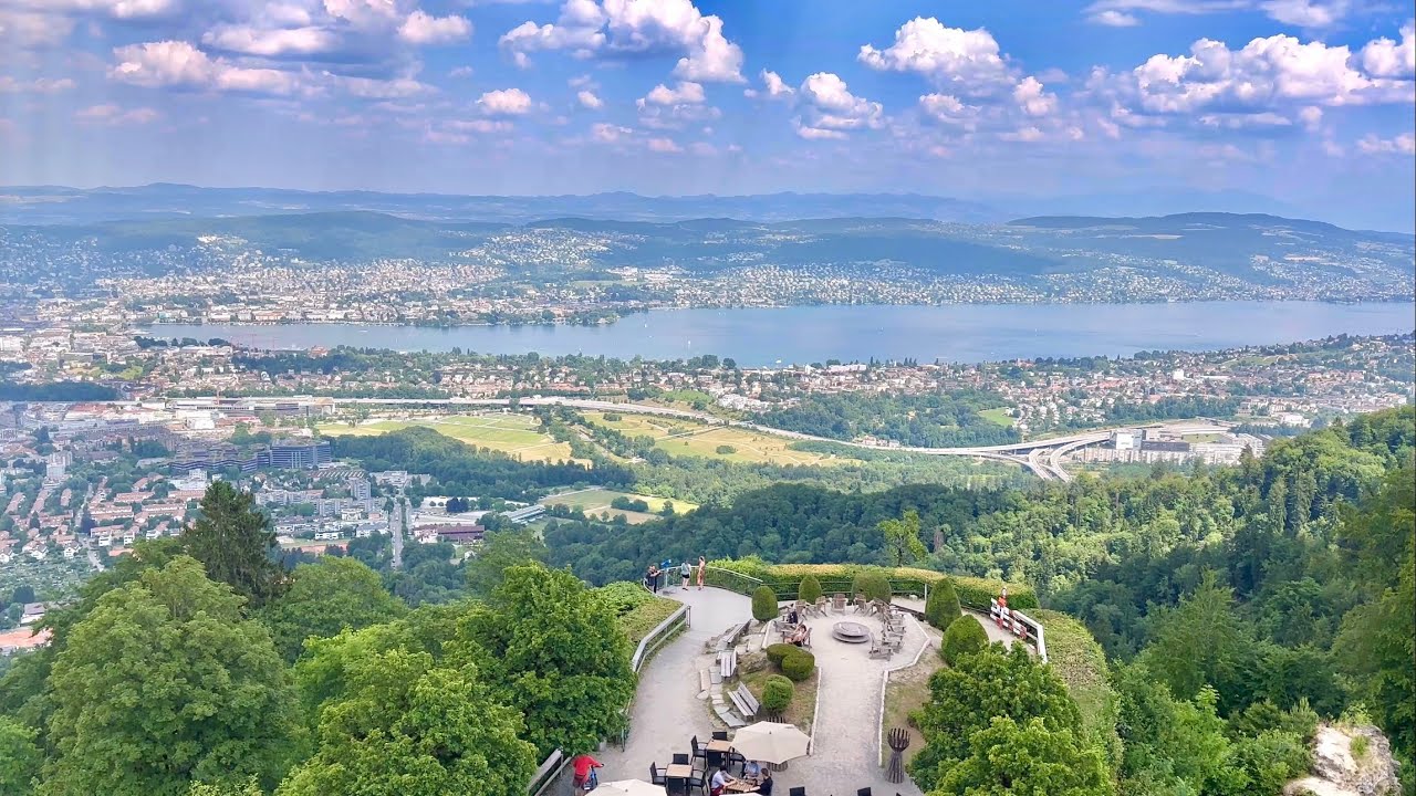 65. 4K Top of Zurich “Uto Kulm” on Uetliberg. And an evening at the lake to byebye Switzerland.