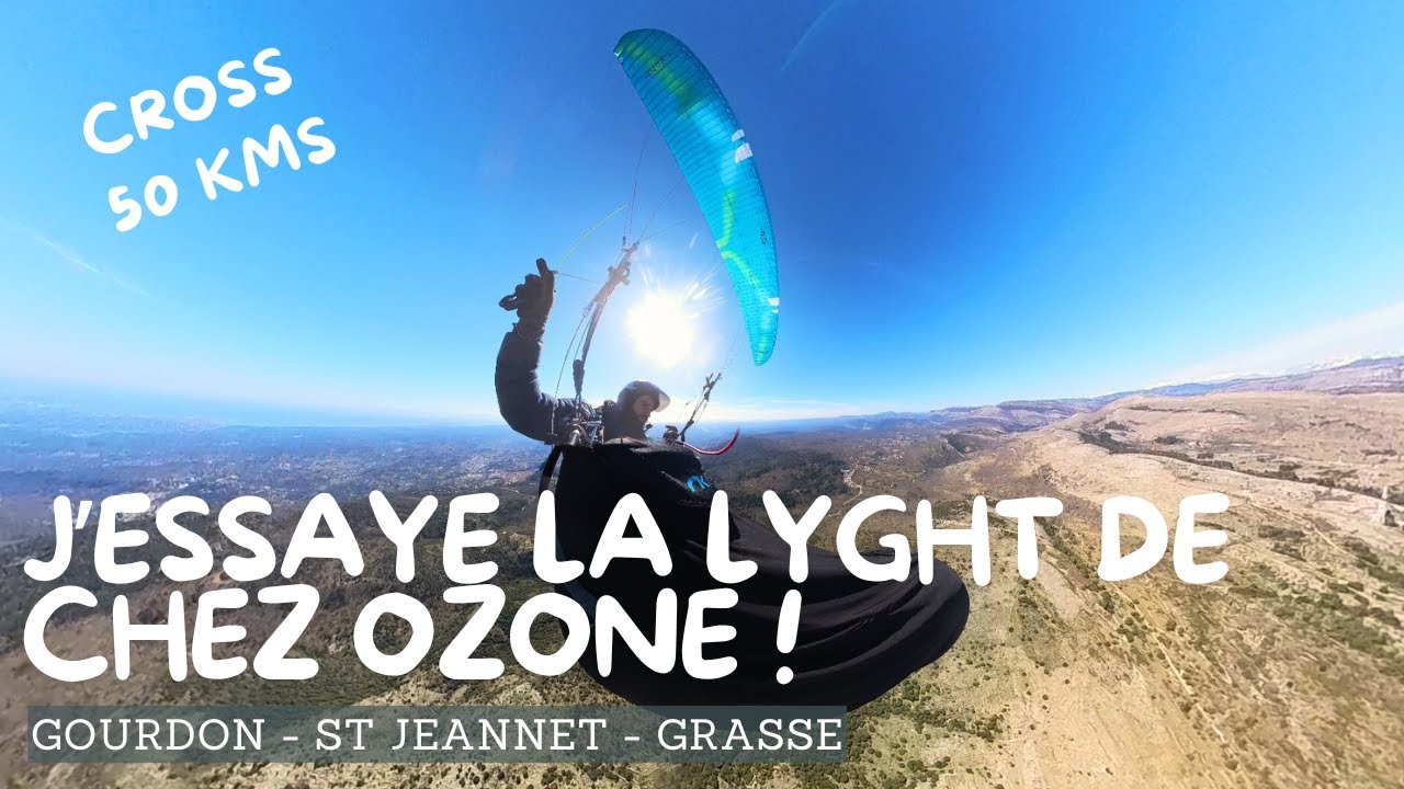 J'ESSAYE LA LYGHT DE CHEZ OZONE, PREMIER VOL 50 KMS