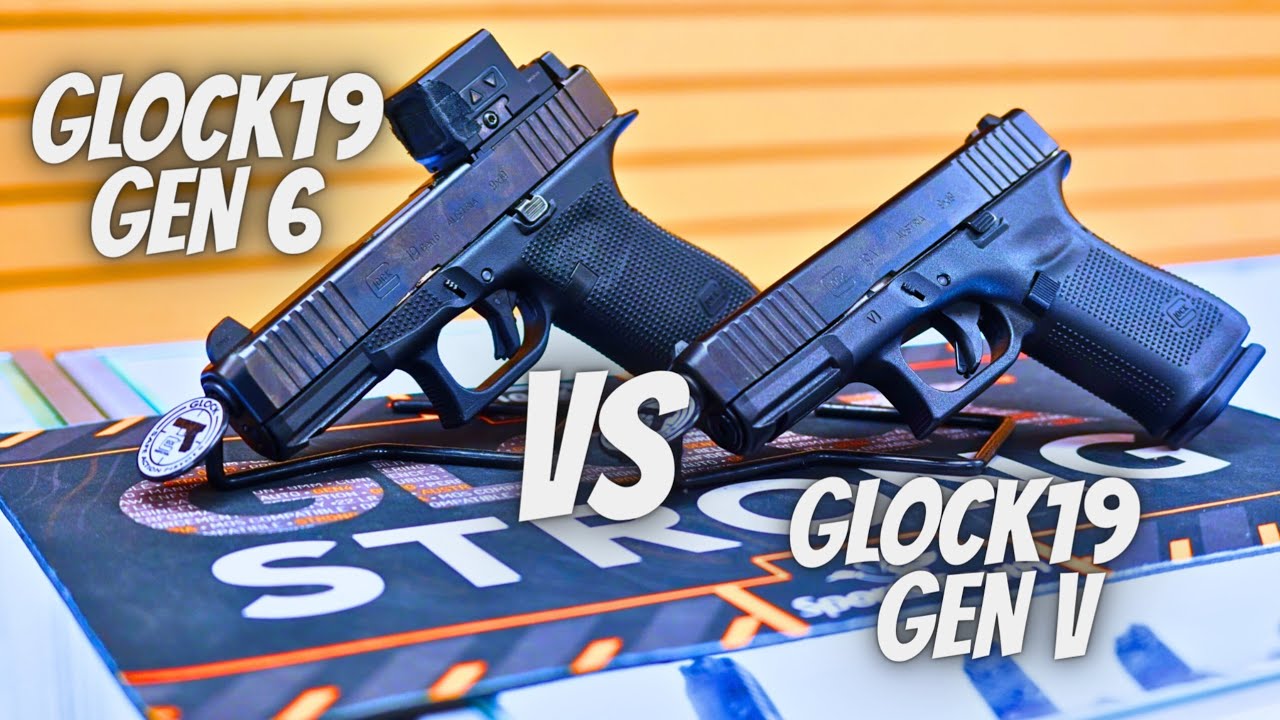 Glock 19 Gen 6 против Glock 19 Gen V