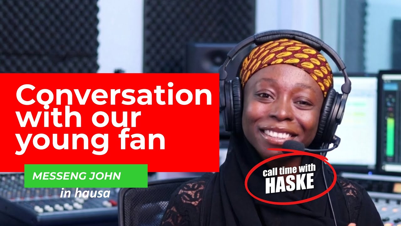 Fun Hausa Call Conversation with a young fan #funnyvideo