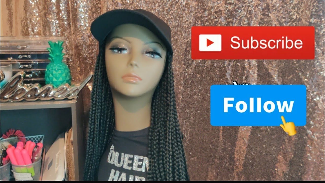 Easy Braided Wig Hat// Hot Glue Gun!!