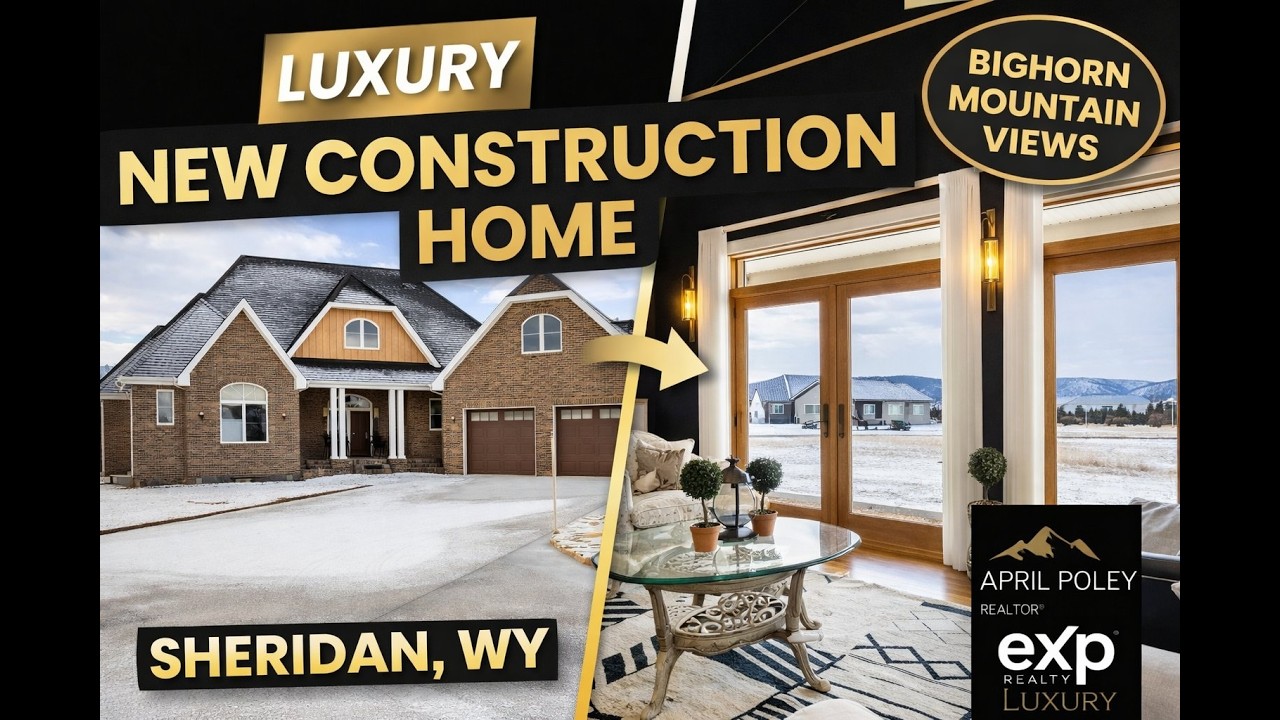 Luxury New Construction Home in Sheridan WY | Panoramic Bighorn Mountain Views | 70 SaddleCrest Dr
