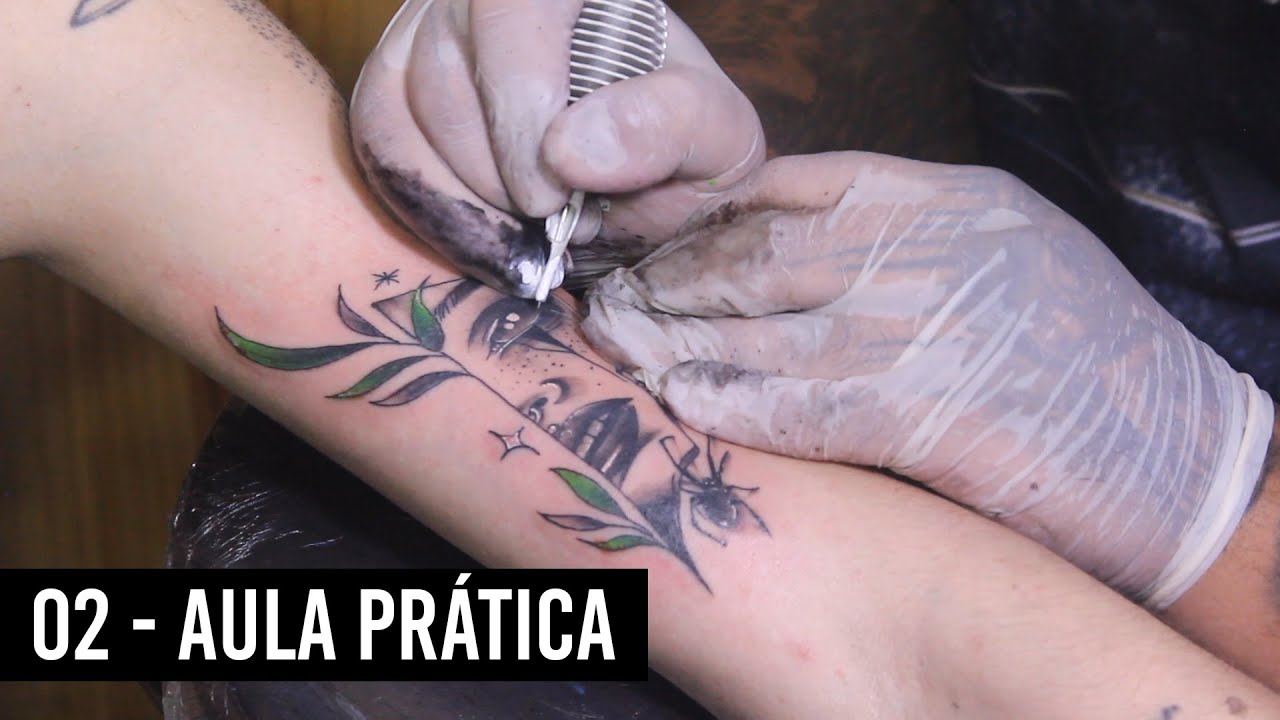 Curso Completo de Tatuagem - Módulo 7 - 02 Aula prática
