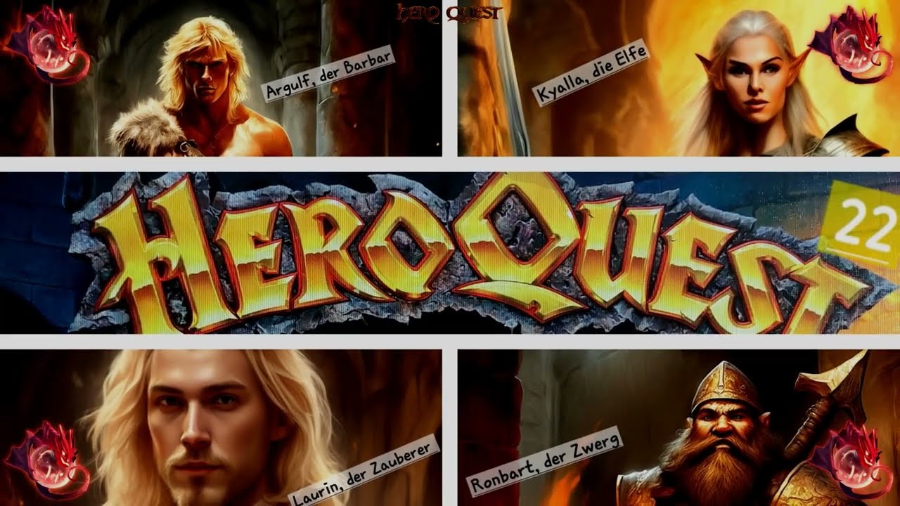 09 ⚔️🔥🏰 Der HeroQuester🏰⚔️🔥DIE BEWÄHRUNG🔥😉👍 #heroquest #retrogaming 