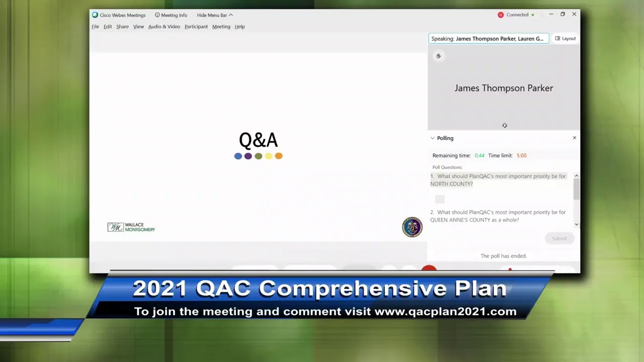 QAC 2021 Comprehensive Plan Virtual Meeting 1/28/2021