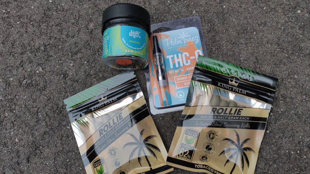 Morning Haul! Palm King Rollies, High Hopes Delta 8 Cookies, Palm Treez THC-O Orange Cookies cart!!