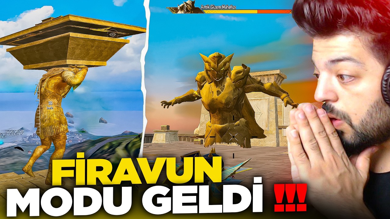 OYUNUN EN İYİ MODU GERİ GELDİ!! FİRAVUN MODU GELDİ !! PUBG Mobile