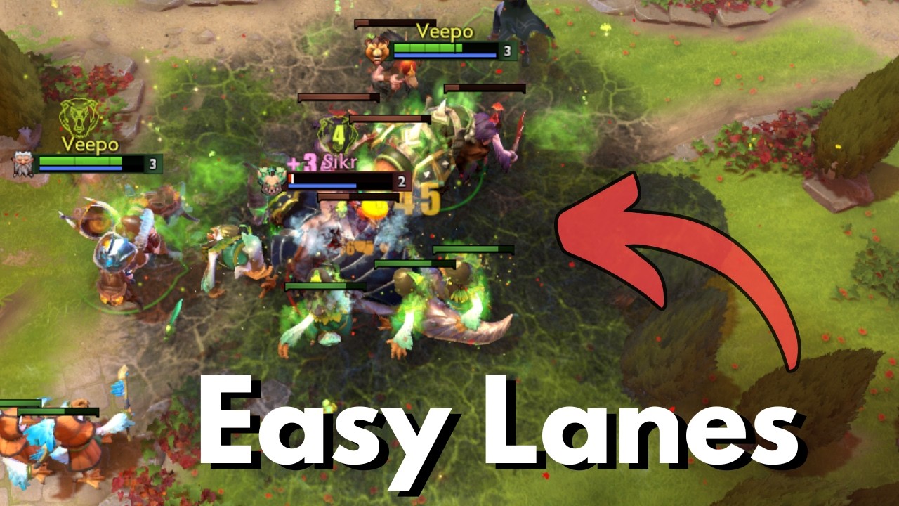 Lone Druid Makes Laning Look Easy