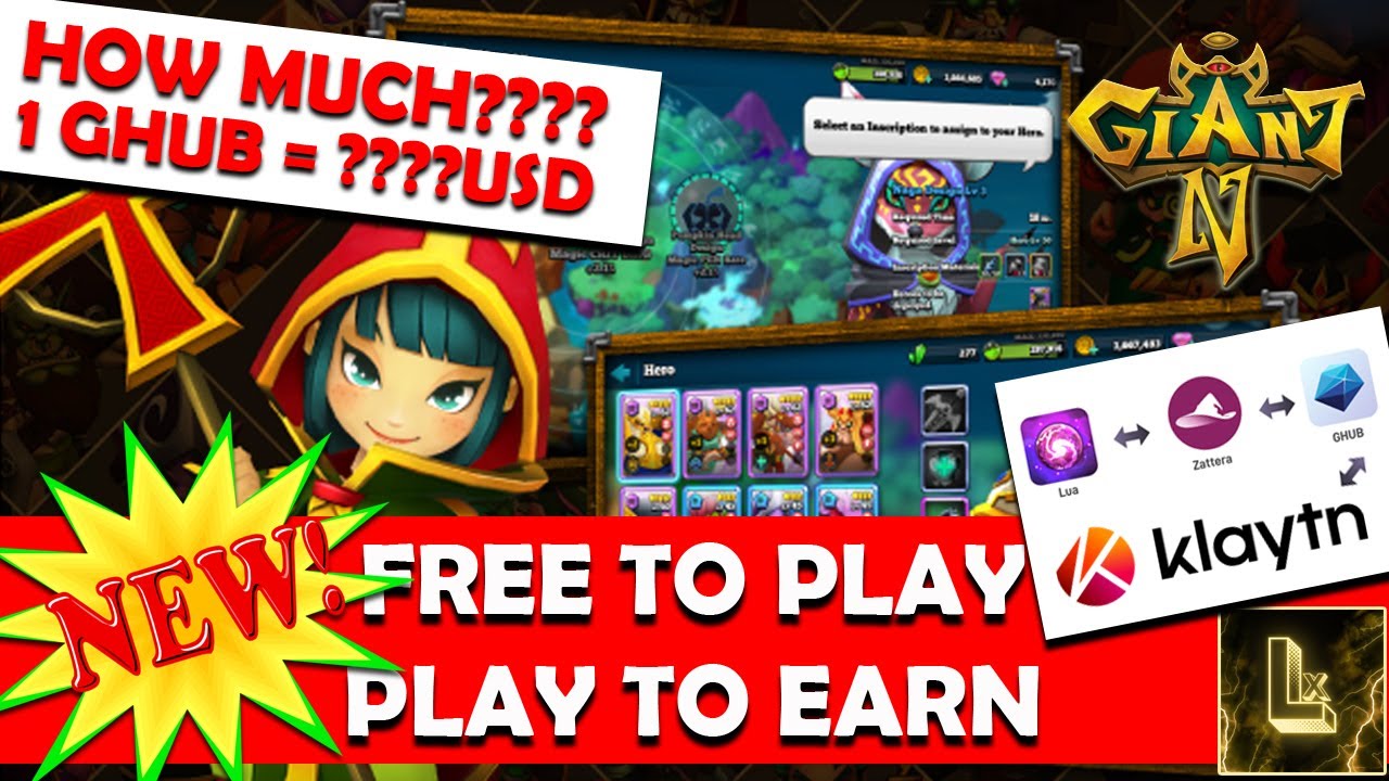 GIANTN │ New Free to Play, Play to Earn NFT Game │ Latest F2P P2E By Gem Hub │ Lx │ Laks Xtream
