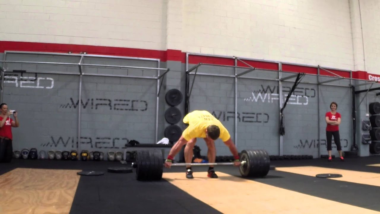 Dmitry Klokov 260x3 Deadlift... snatch grip