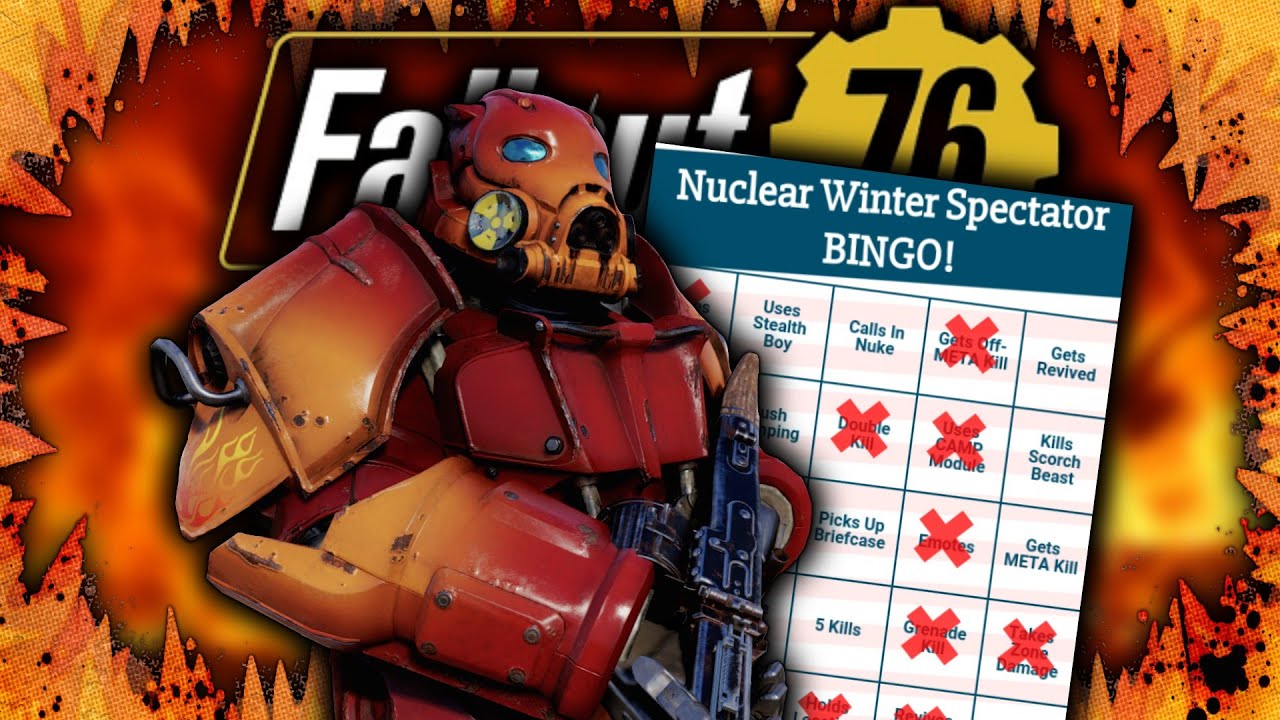Fallout 76 - Nuclear Winter Spectator BINGO! w/ Neolux13 - [THE CONTROVERSIAL DOUBLE BINGO?!]