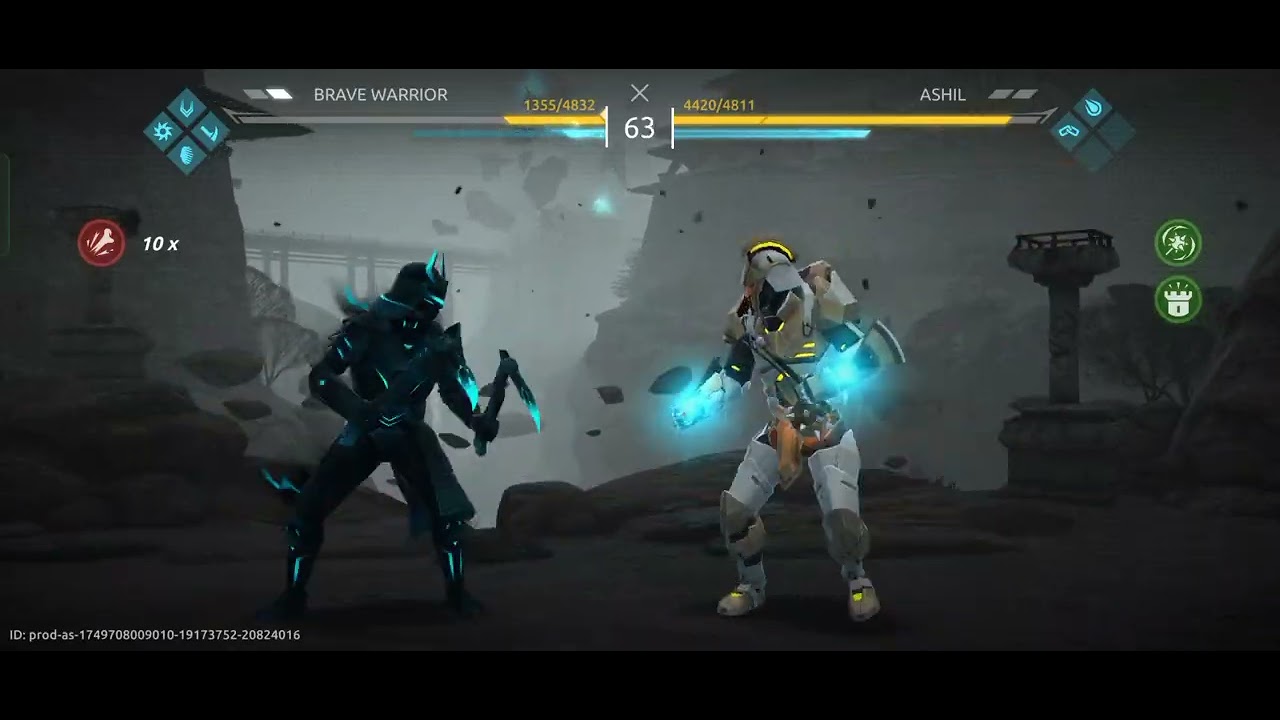 Spam in Shadow Fight 4. #shadowfight4 #sf4arena
