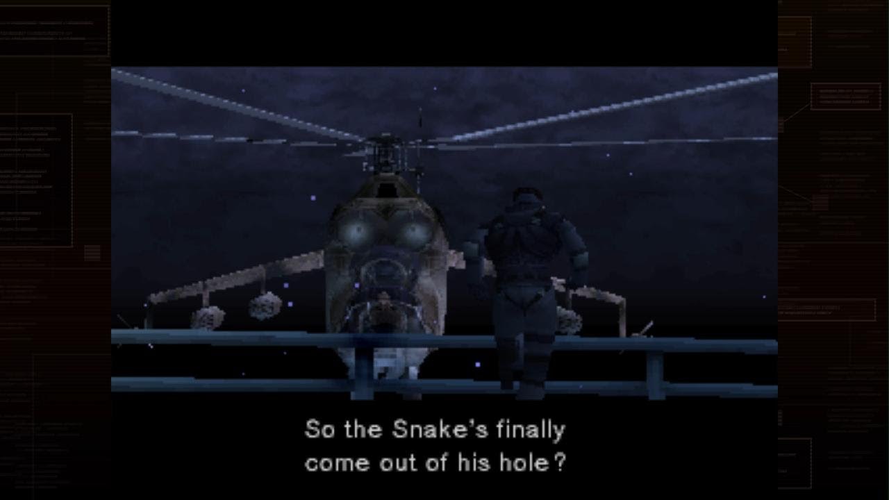 Metal Gear Solid | Liquid Snake Hind Boss Fight