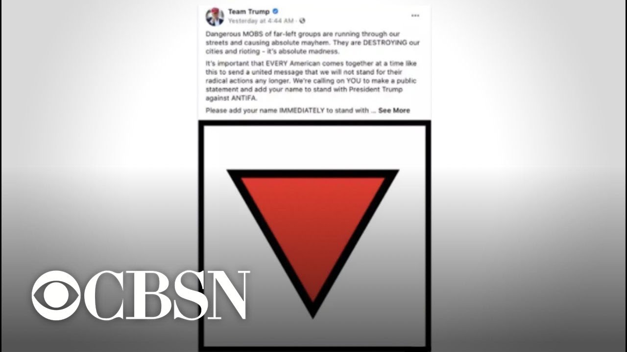 Facebook removes Trump ads over Nazi-like red triangle symbol