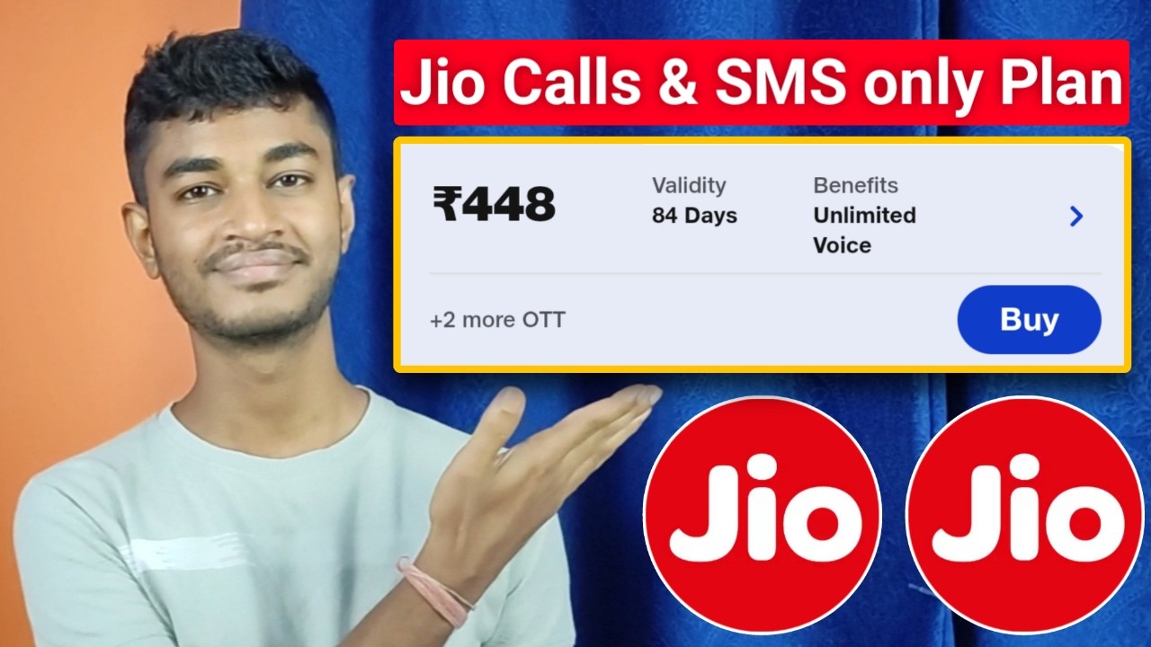 Jio Calls and SMS Only Plan Rs.448