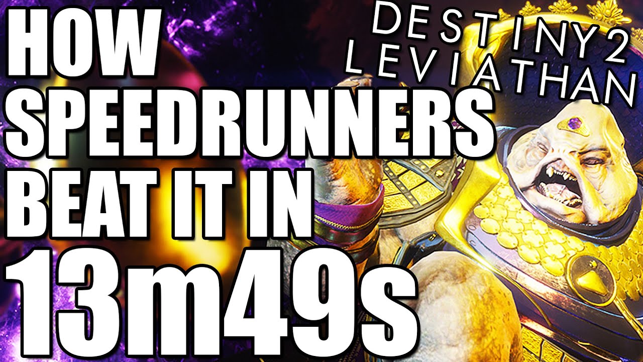How Speedrunners beat Destiny 2's Leviathan Raid in 13m:49s (Destiny 2 Speedrun WR)