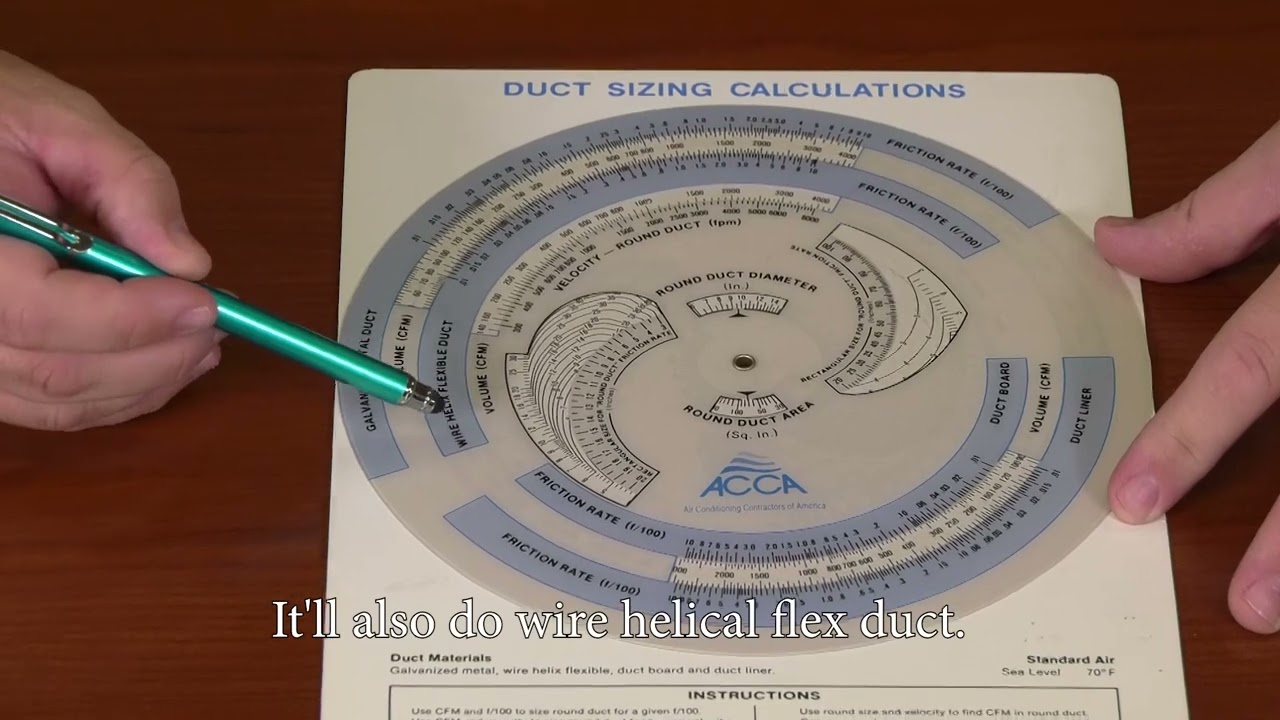 How to Use a Duct Calculator