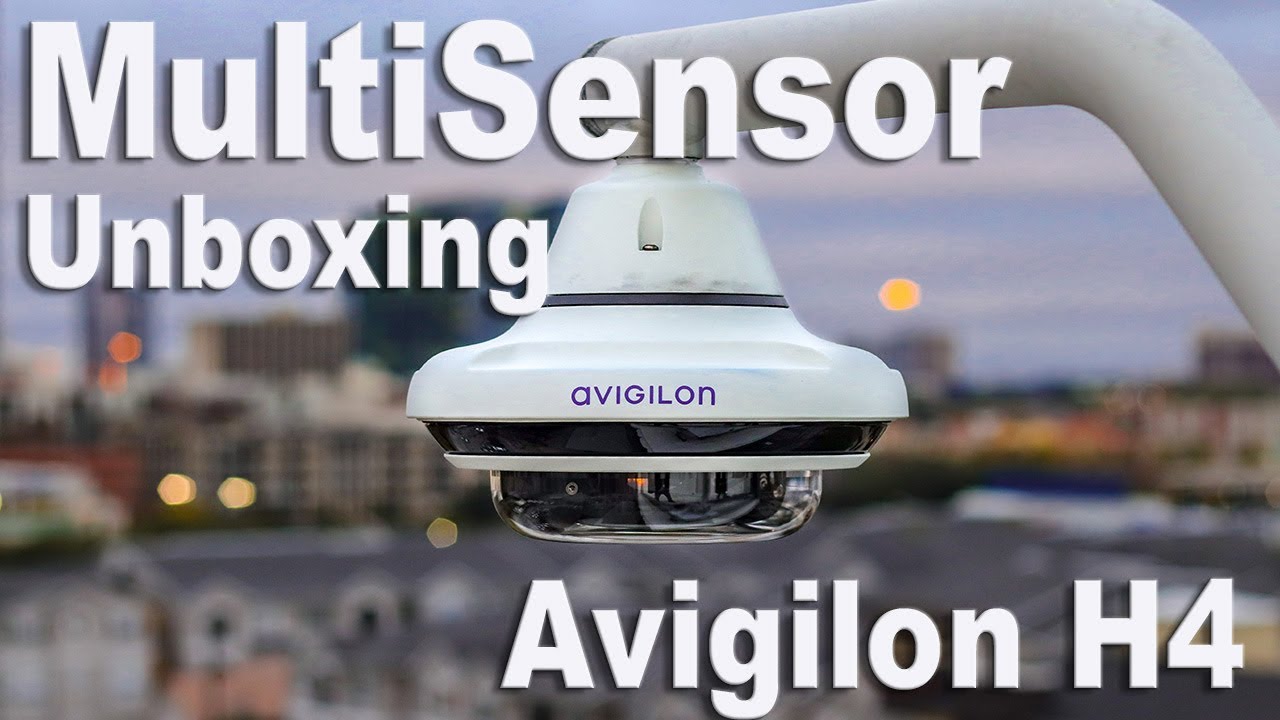 Avigilon MultiSensor Camera Unboxing (with Analytics)