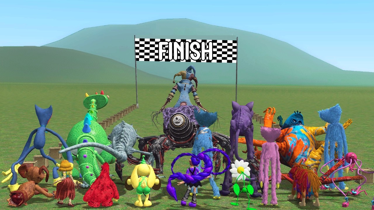 Who is the Fastest Poppy Playtime Monster!? All Chapters (1-5) in Garry's Mod