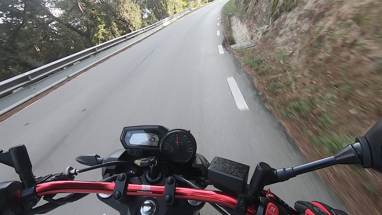 Test drive Yamaha XJ6 with artesanal exhaust sound