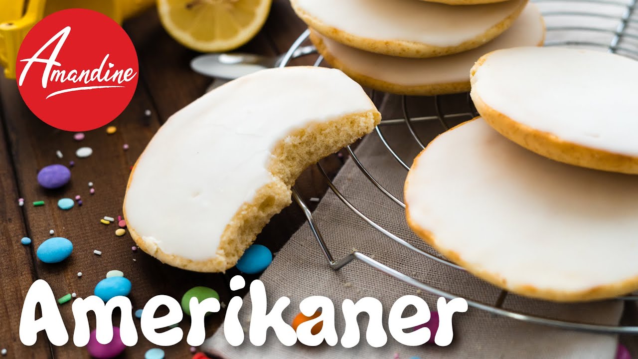 Amerikaner Rezept | Saftige Amerikaner backen mit Zuckerguss | wie vom Bäcker selber backen