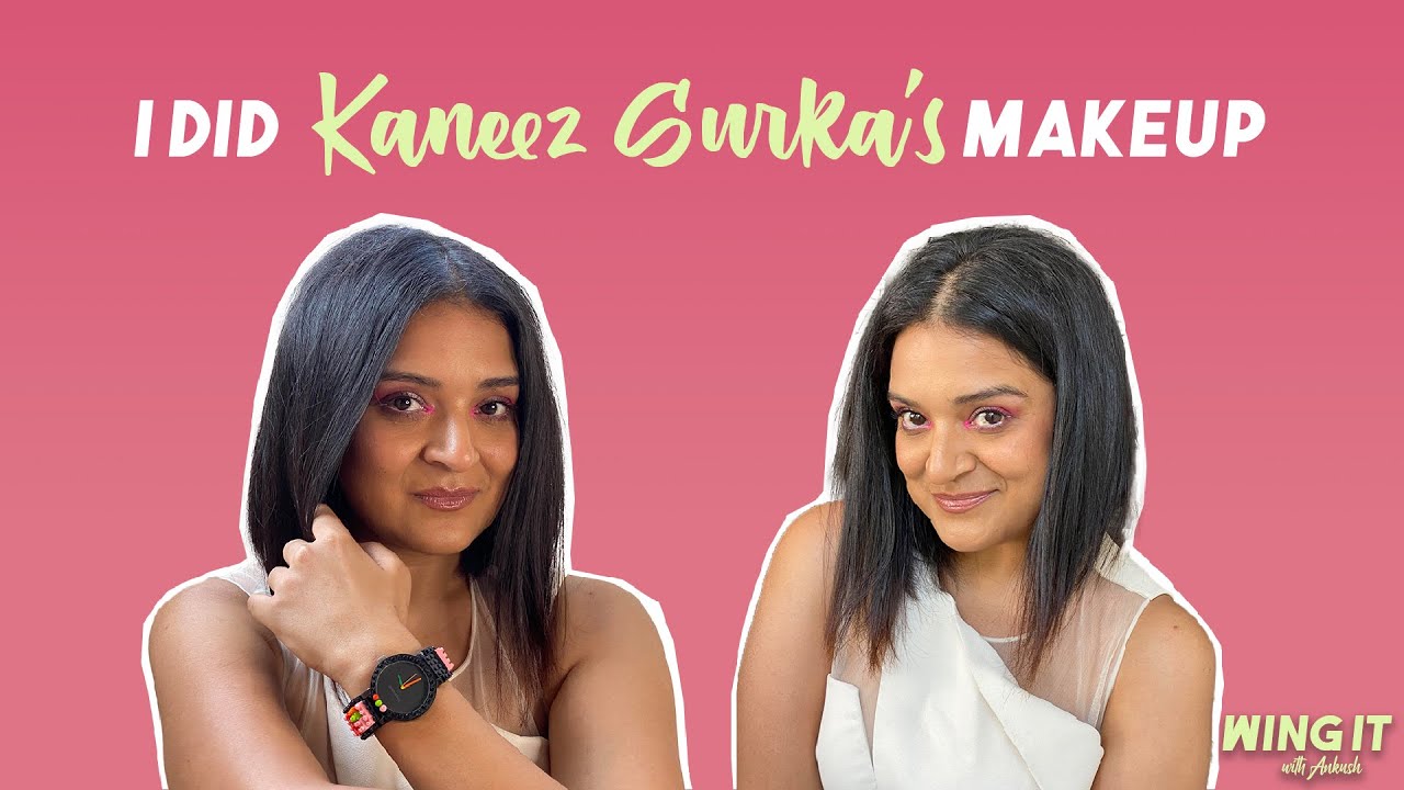 Easy Pink Eye Makeup Tutorial | Wing It With Ankush | Ft. @kaneezsurka007