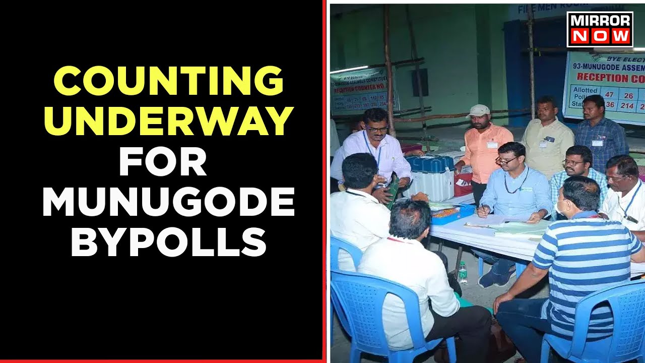 Counting Underway For Munugode Bypoll As BJP-TRS Fight For Seven Seats In Telangana | English News