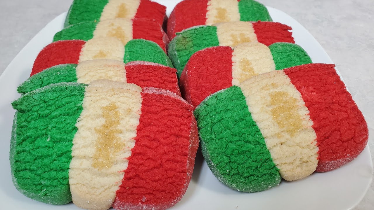 como hacer galletas tricolor para estemes de septiembre