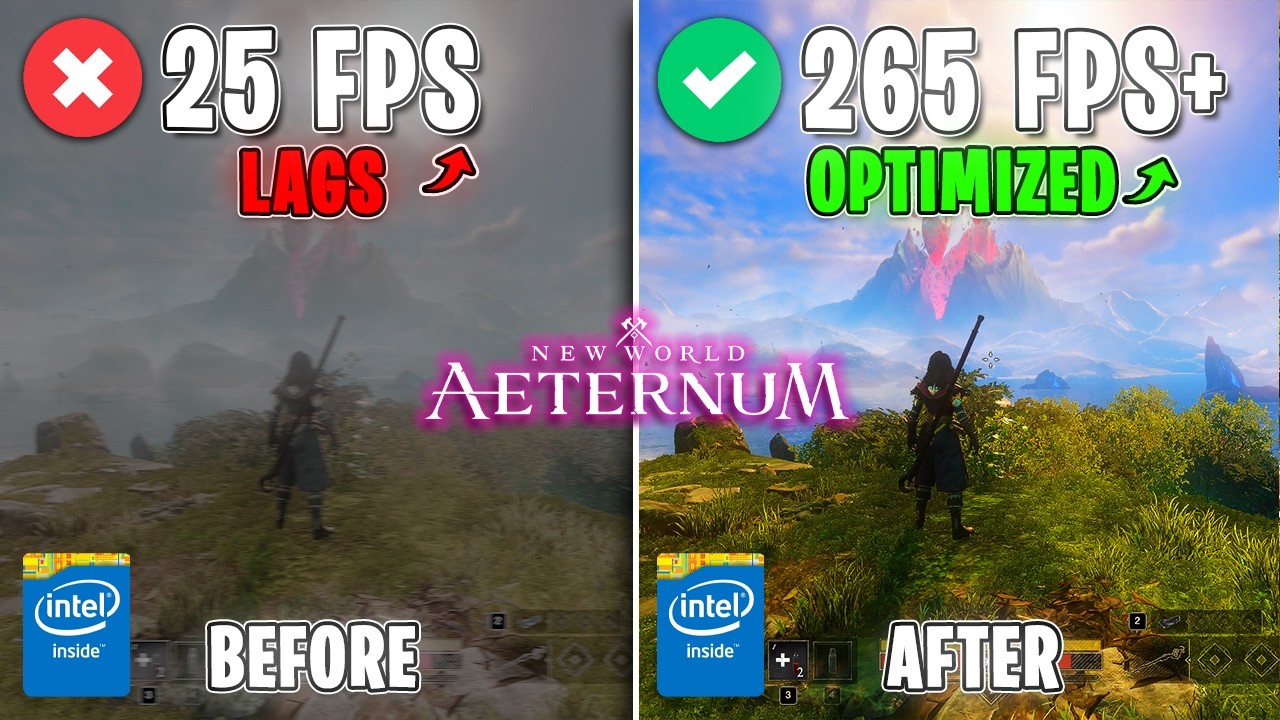 New World Aeternum — ЛУЧШИЕ НАСТРОЙКИ для МАКСИМАЛЬНОГО FPS на ЛЮБОМ ПК | Устранение лагов и подт...