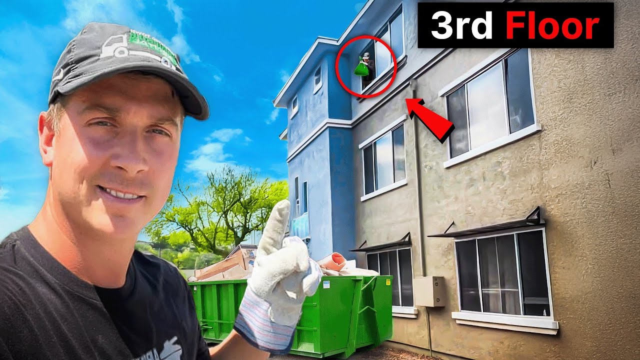 How we emptied a 3rd floor condo in Phoenix (stairs avoided)