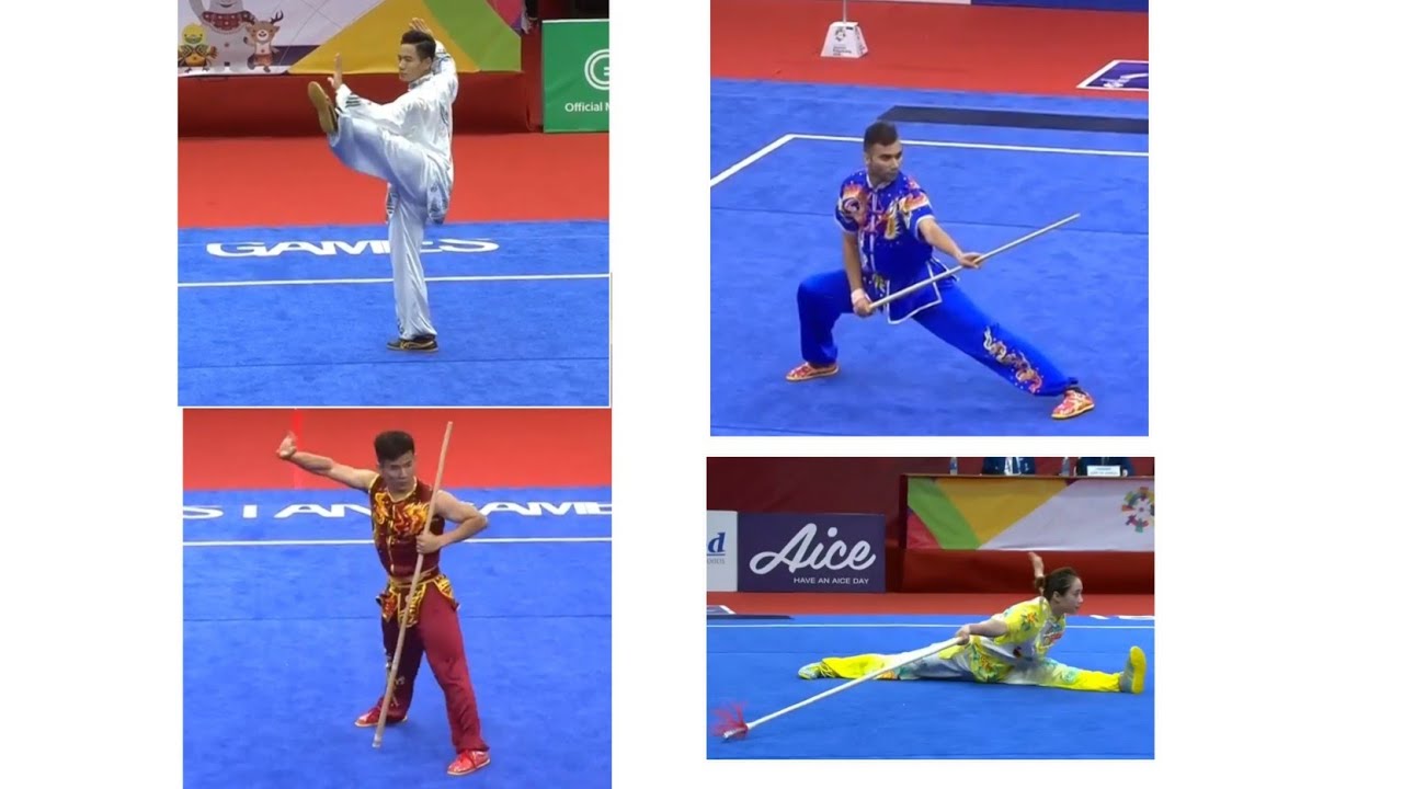 Covering Taijiquan, Gunshu, Qianshu, Nangun,18 th Asian Games Perform by #Sajan, Gyandash, #Chirag.