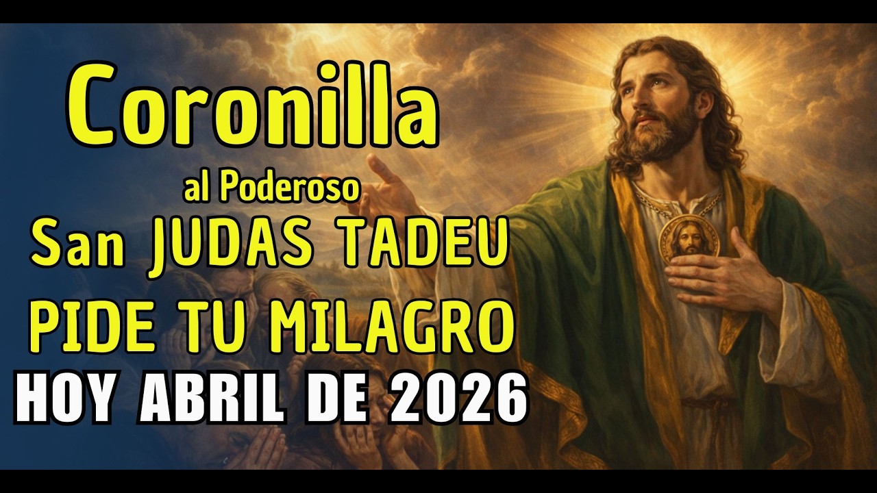 Coronilla de la Última Esperanza :  San Judas Tadeo, Tu Última Esperanza en el Abismo.