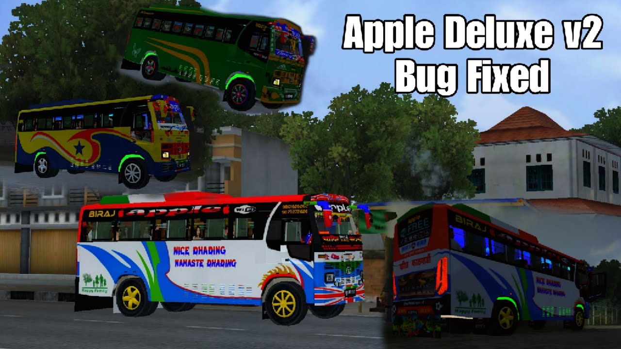 Apple Deluxe v2 Bug Fix | Tata 1512c Bs4 Short Version | Bussid Mod v4.2