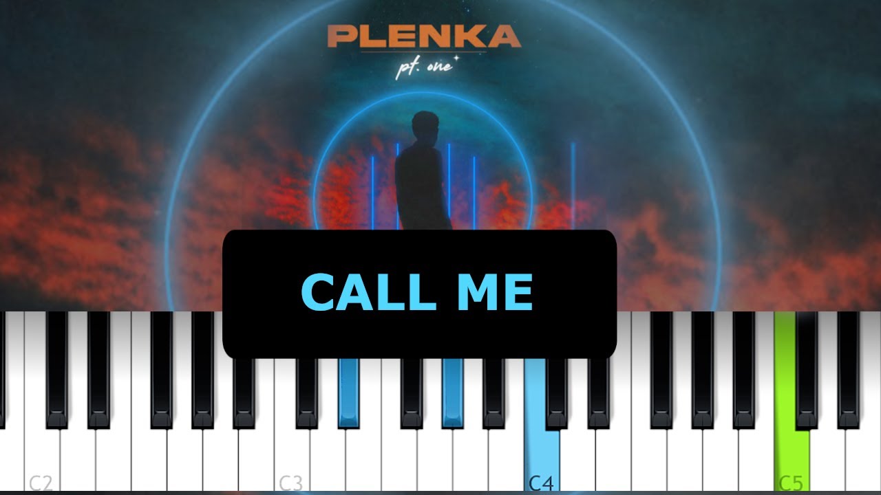 Plenka - Call Me (Slowed) (Piano Tutorial)
