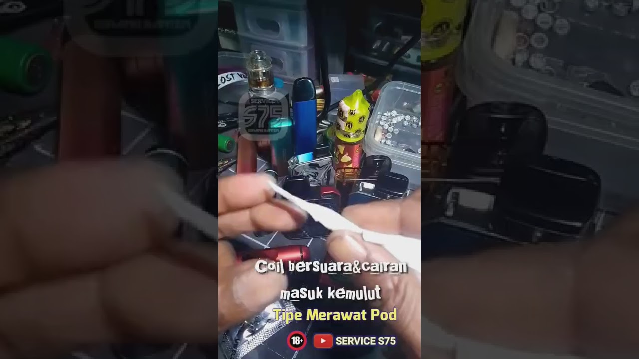 Pod di hisap Bersuara & Cairan Masuk ke Mulut Solusinya.