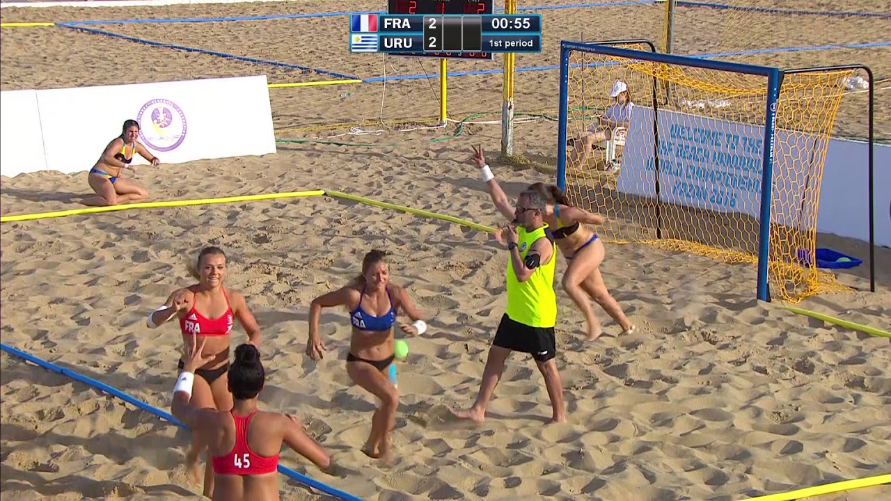 France vs Uruguay | Preliminary Round | 2018 IHF Women's Beach Handball World Championship