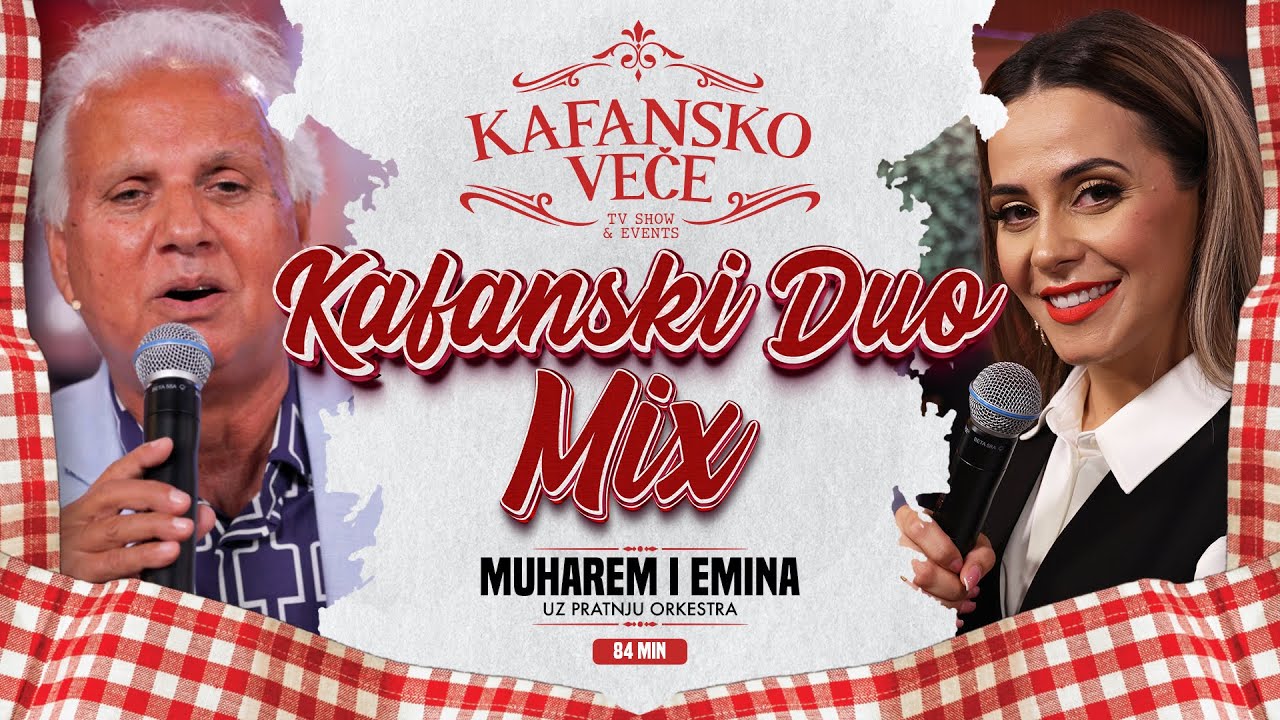 MUHAREM SERBEZOVSKI & EMINA TUFO - KAFANSKI DUO MIX 83MIN  | UZIVO | (ORK  ACE STOJNEVA) | 2023