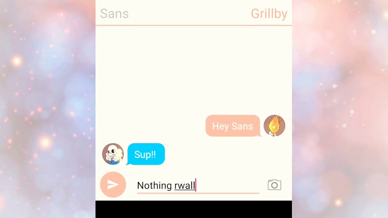 💙 Sans x Grillby ❤ - TextingStory