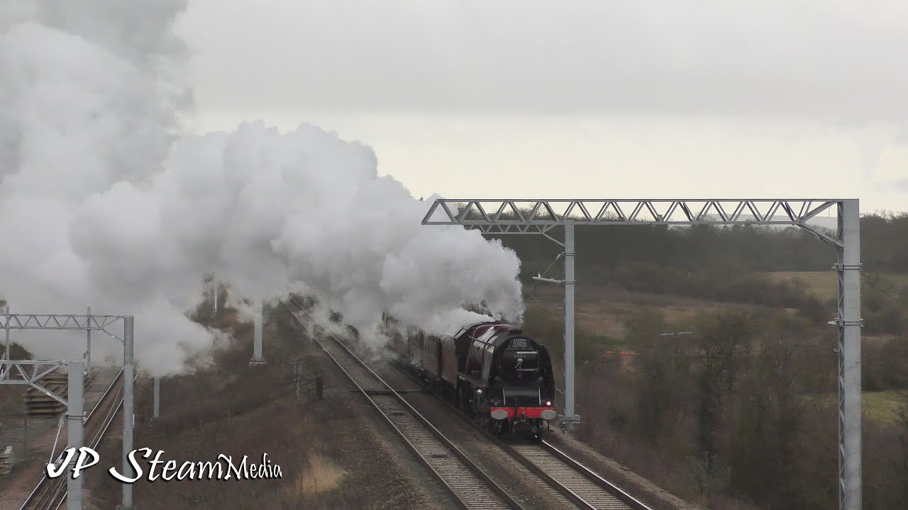 LMS 6233 'Duchess of Sutherland' on the Midland Mainline | 'The Yorkshireman' | 09.03.2019
