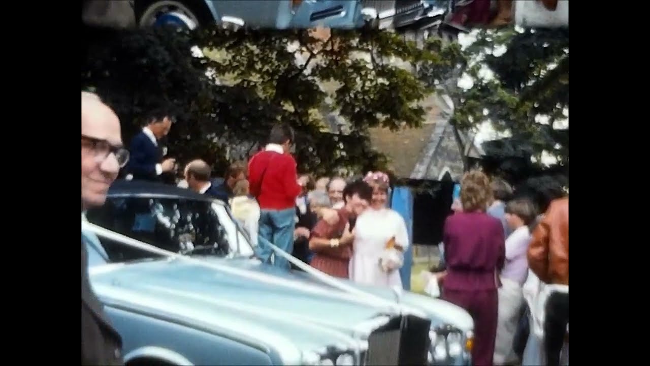 Wedding and Barbecue - UK 1960s on a 3 inch cine reel