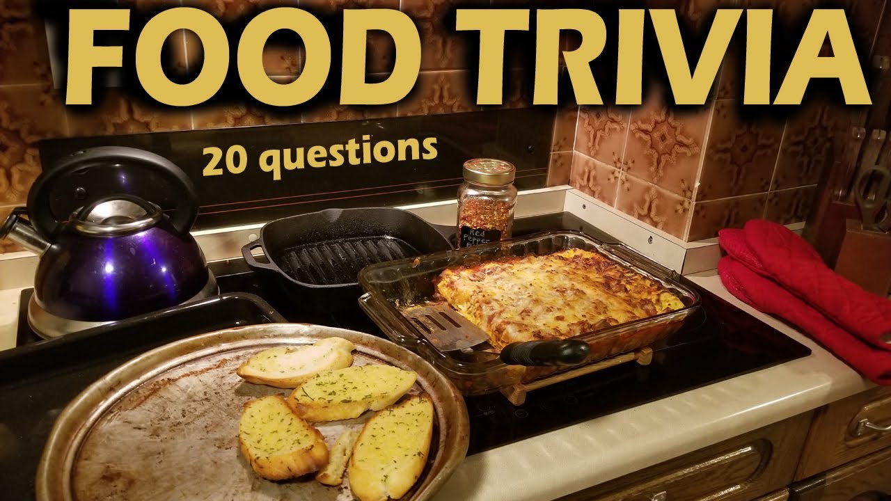 fun FOOD TRIVIA - 20 food related PUB QUIZ questions  {ROAD TRIpVIA- ep:379]