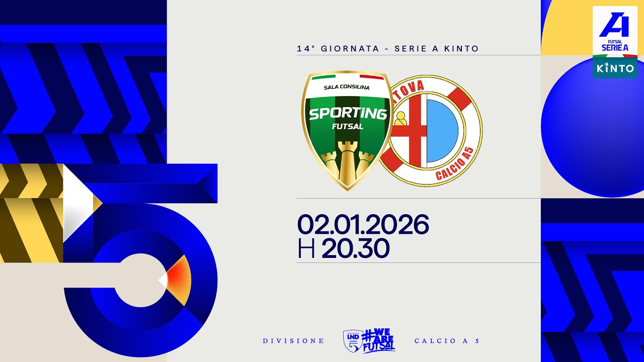 Sporting Sala Consilina-Saviatesta Mantova 3-2 | 14&ordf; giornata | Serie A KINTO 2025/2026
