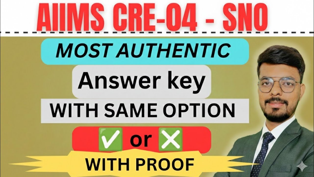 CRE -04 // QUESTIONS & ANSWERS // AIIMS CRE //SNO// #senior #nursingofficer #trend PAPER SOLUTION 