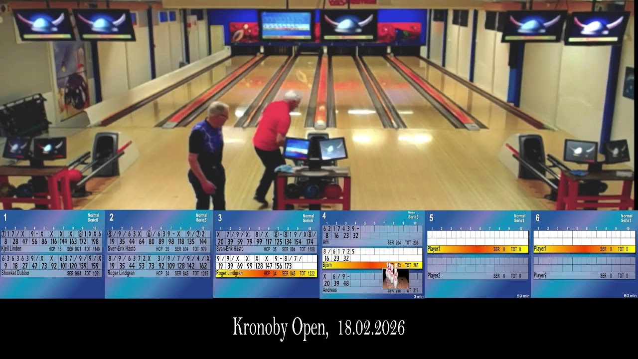 Kronoby Bowlinghall Live Stream