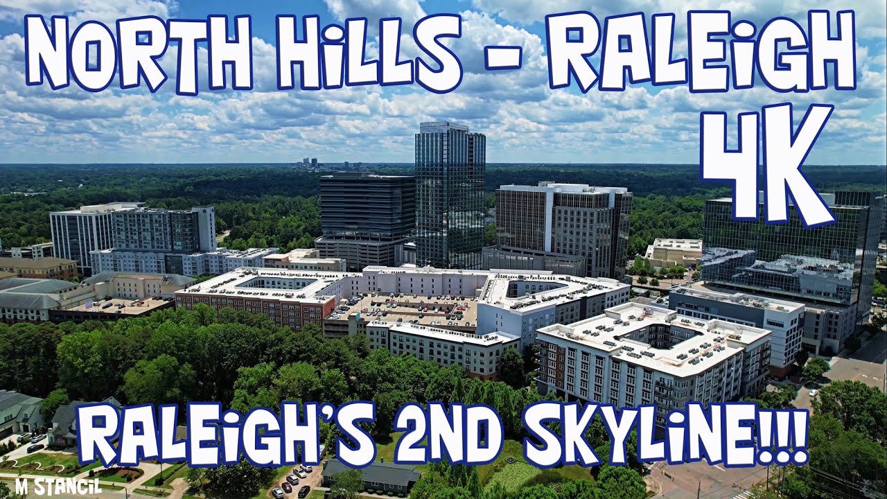 North Hills / Raleigh 4K (DJI Mavic Air 2S Drone Footage)  Raleigh's 2nd Skyline!!