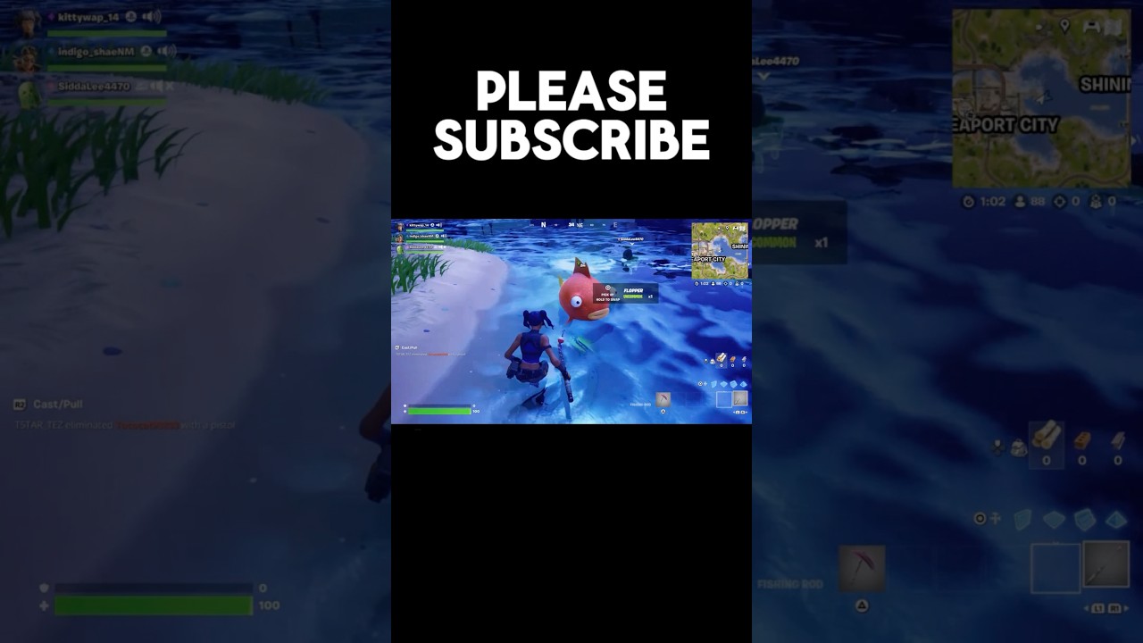 Big Fish Glitch ​⁠@14KittyToes #fortnite #bigfish #glitch #gaming #shorts