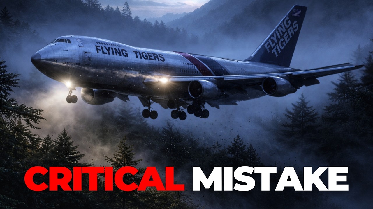 Как экипажу Boeing 747 удалось спуститься в гору? | Летающий Тигр 66