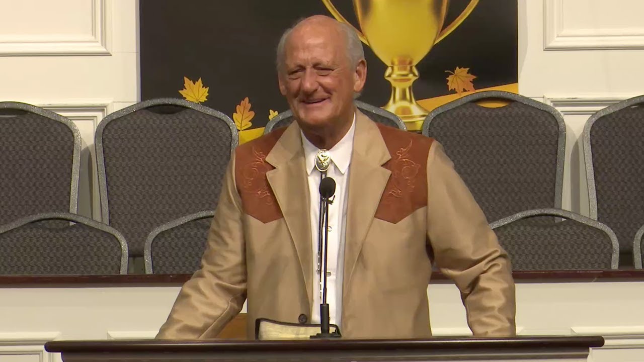 Dr. Jack Trieber preaching 