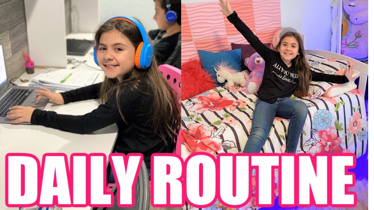 EMBERLYNN TAKES OVER | A FULL BUSY DAILY ROUTINE of a 4th GRADER | Morning + Day + Night Schedule